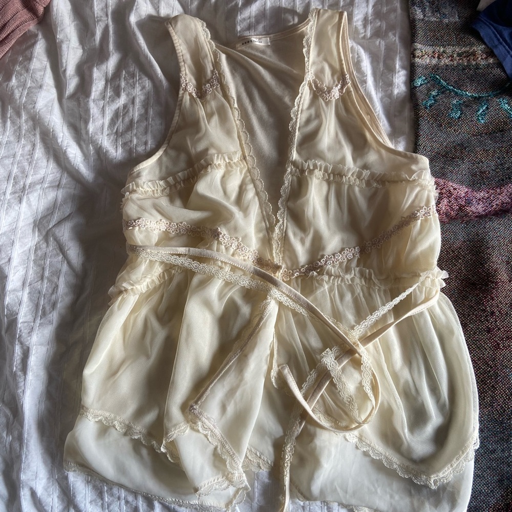 Lace Vest Top